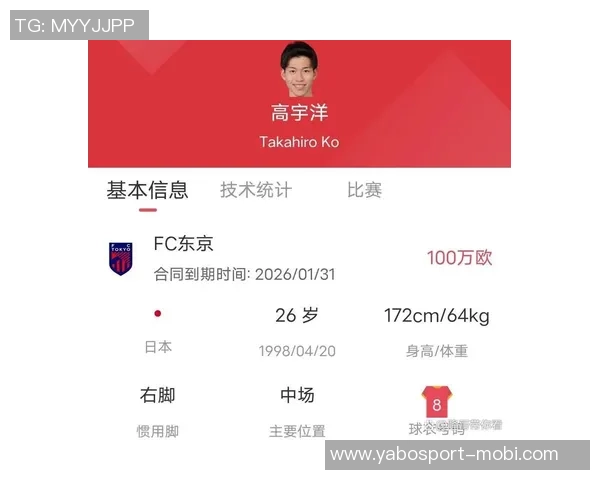 华裔球员高宇洋荣任FC东京副队长展现新风采